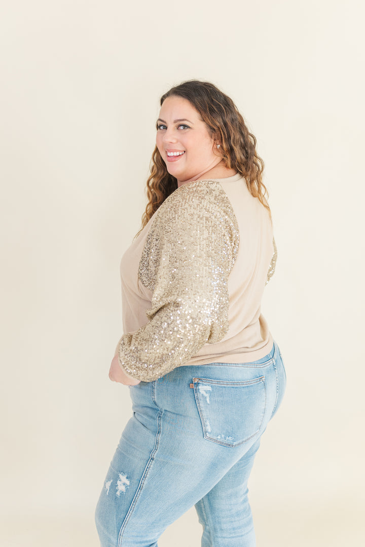 Matilda Sequin Long Sleeve Top (Online Exclusive)