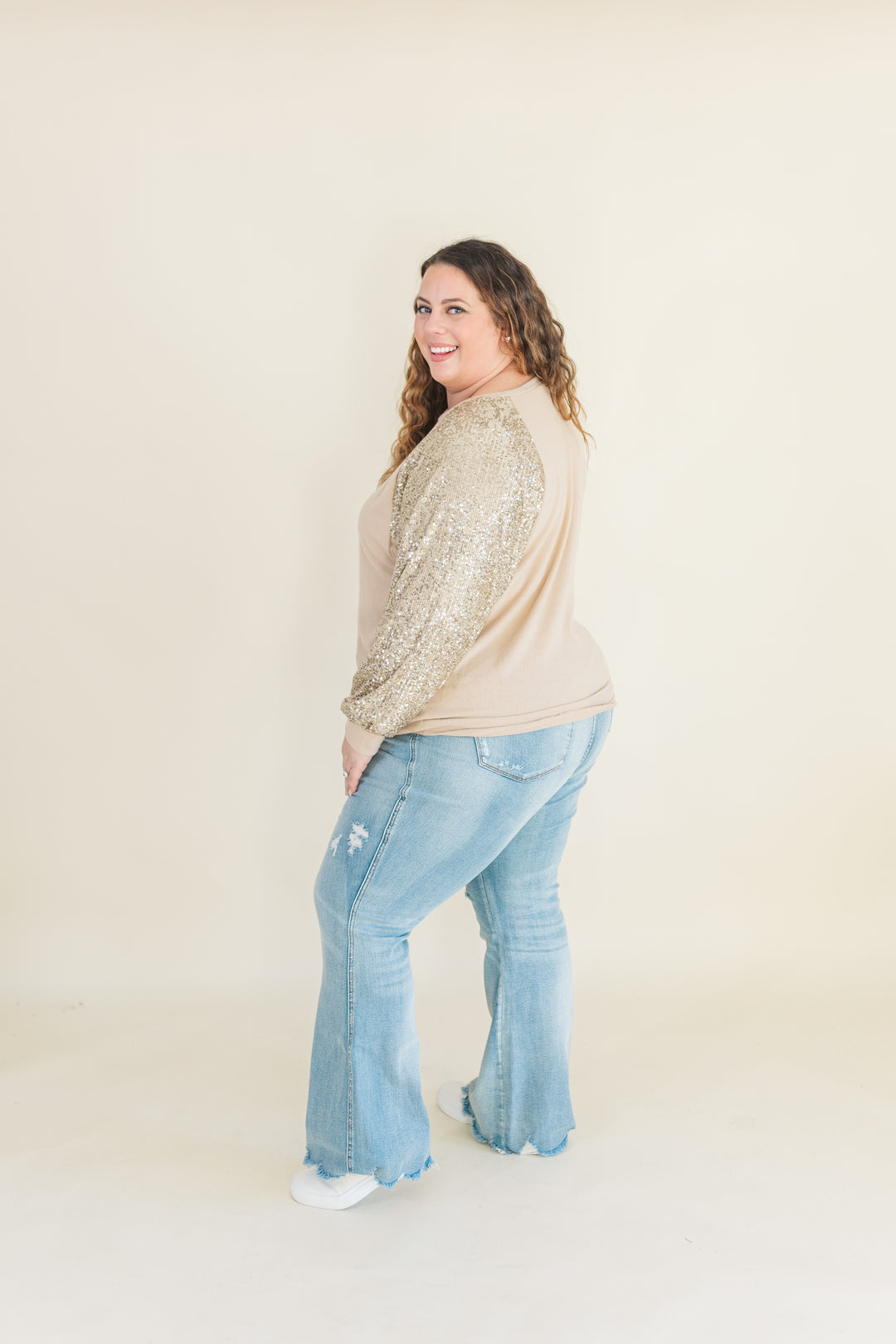 Matilda Sequin Long Sleeve Top (Online Exclusive)