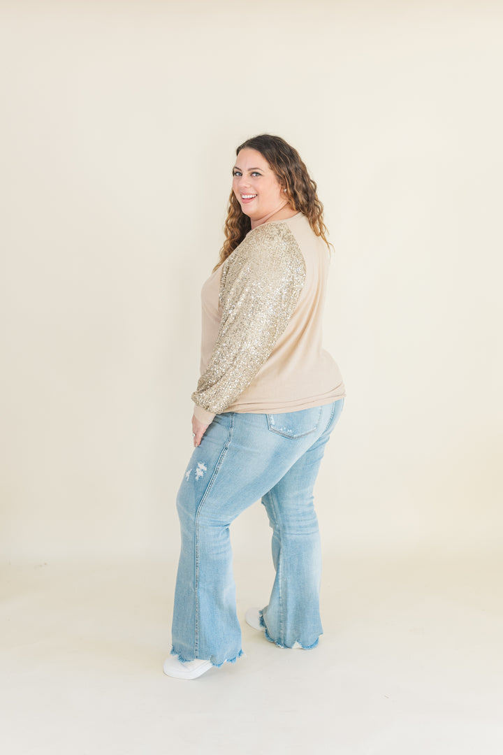 Matilda Sequin Long Sleeve Top (Online Exclusive)