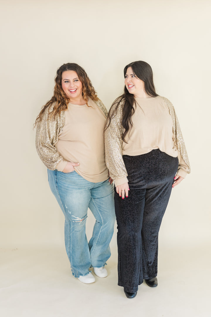 Matilda Sequin Long Sleeve Top (Online Exclusive)