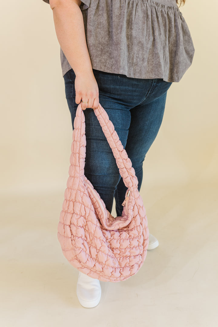 Freedom Quilted Shoulder Bag - FINAL SALE