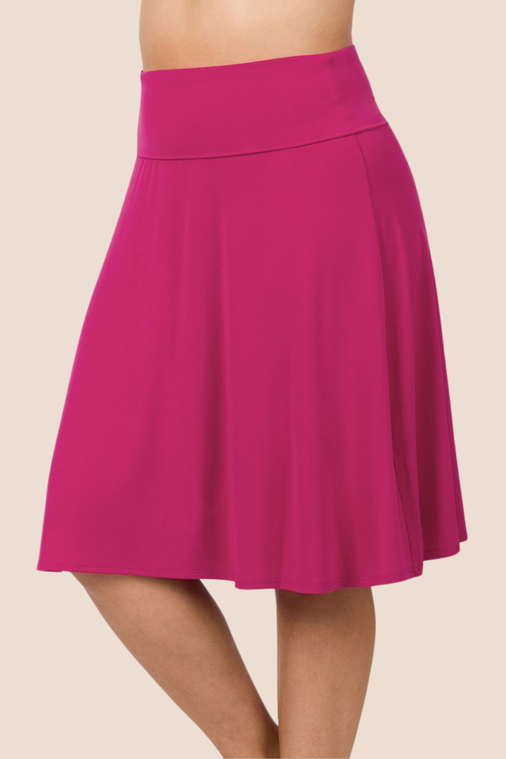 Natalie A-Line Flared Skirt