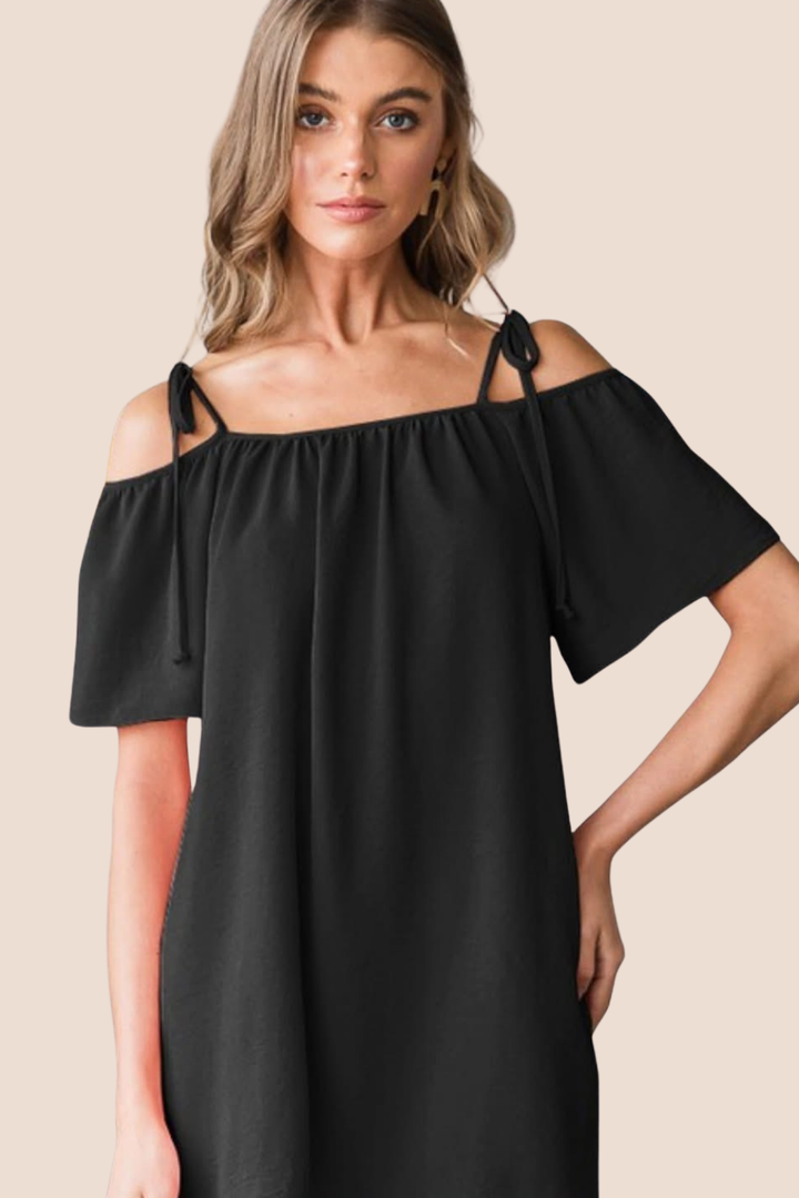 Rosalie Tie Sleeve Short Sleeve Top
