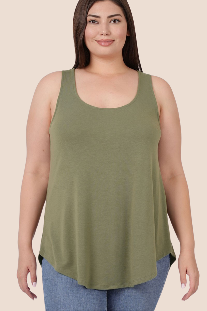 Rylee Sleeveless Round Neck Top