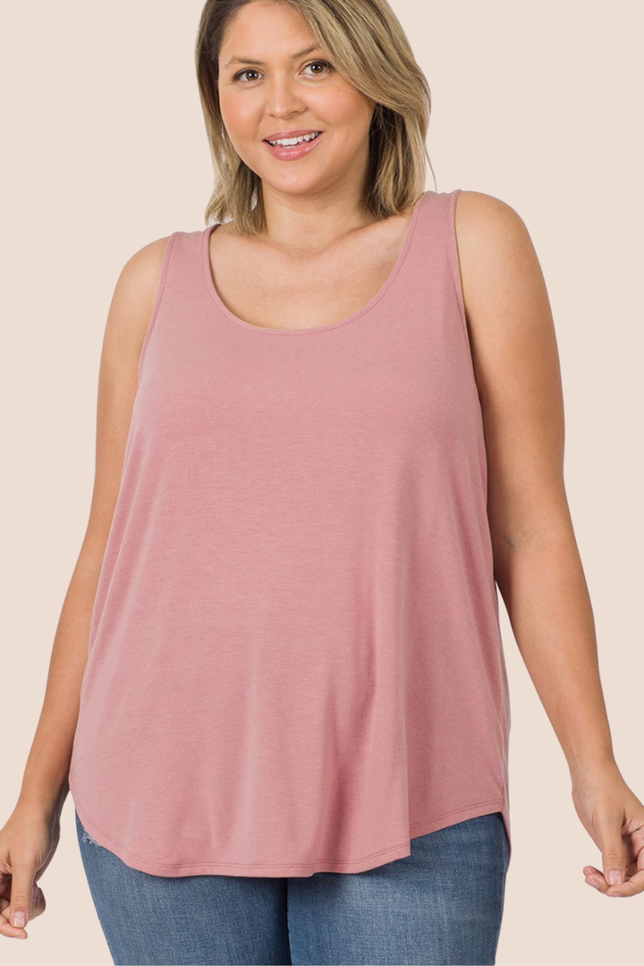 Rylee Sleeveless Round Neck Top