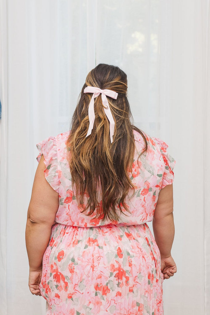 Briella Ribbon Bow Clip - FINAL SALE
