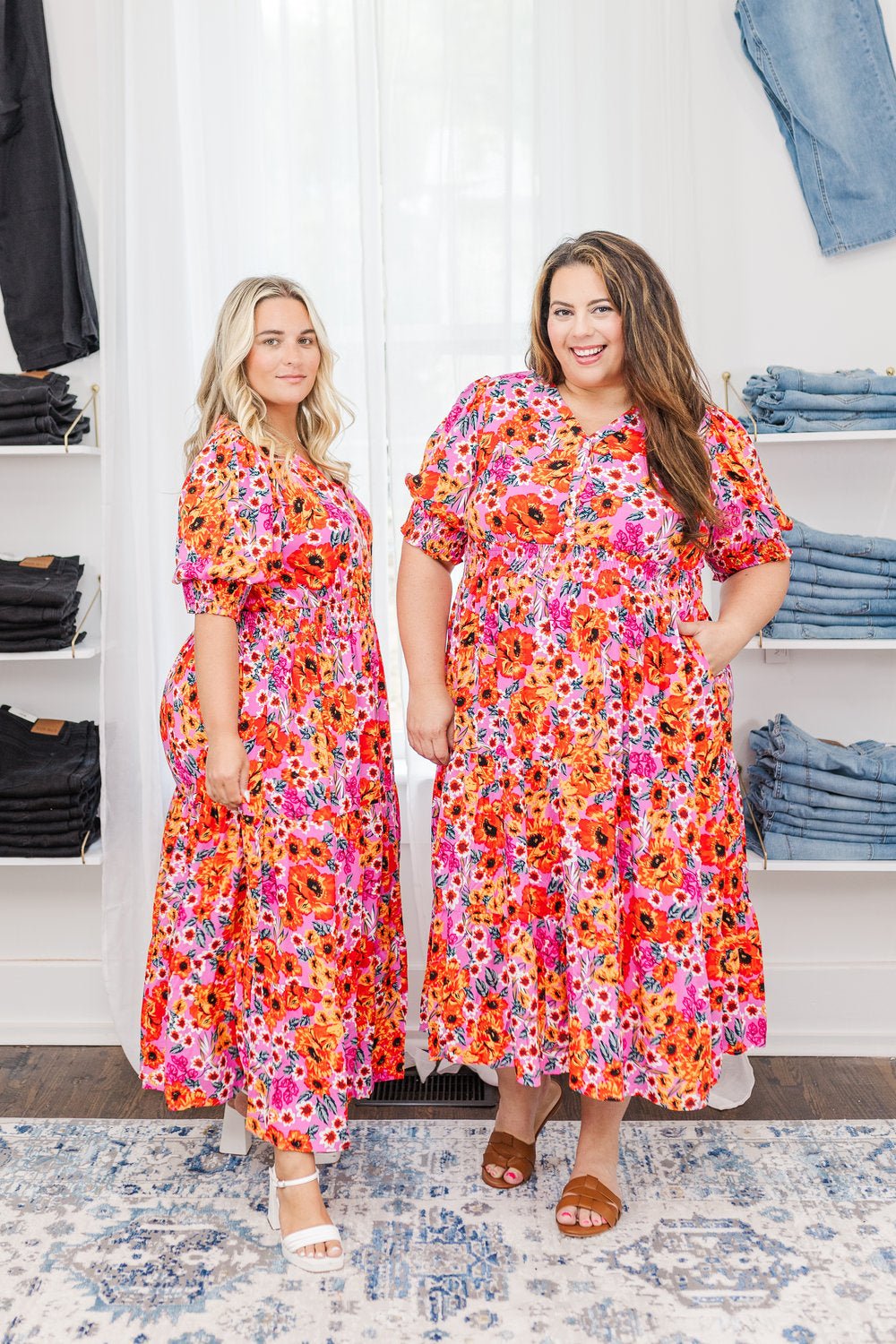 Brittany Short Sleeve Maxi Dress in Pink Floral - FINAL SALE Brittany Short Sleeve Maxi Dress in Pink Floral - FINAL SALE