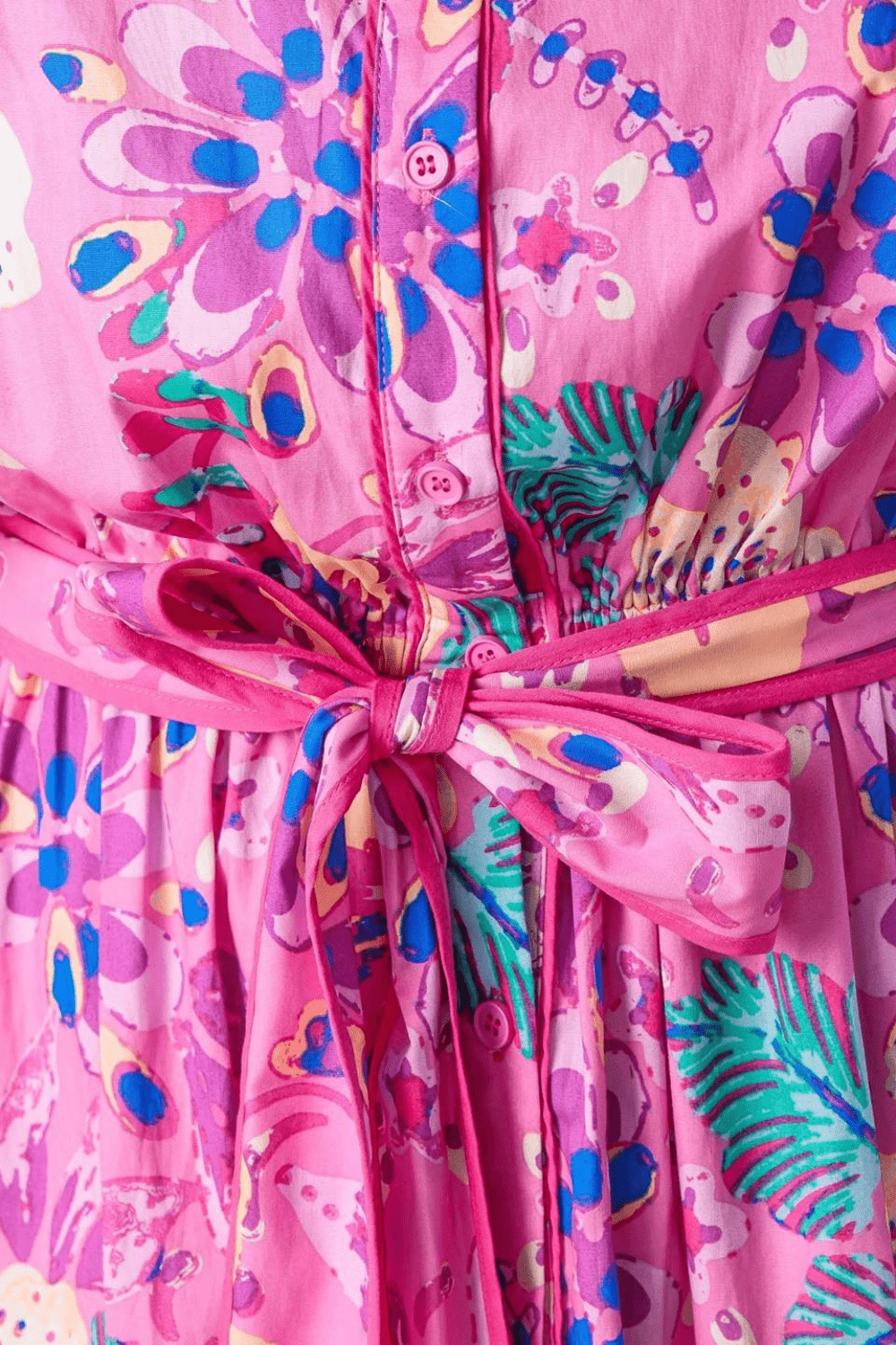 Casey Short Sleeve Midi Dress in Pink - FINAL SALE