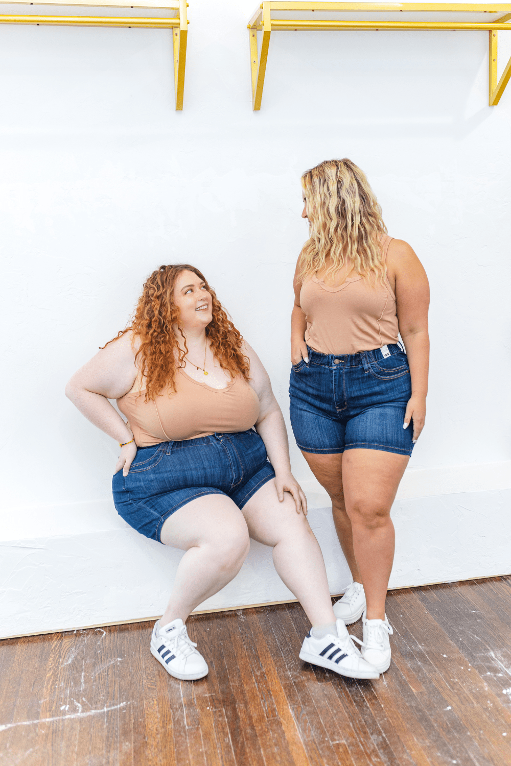 Danielle High Rise Elastic Waist Judy Blue Shorts in Dark Wash - FINAL SALE