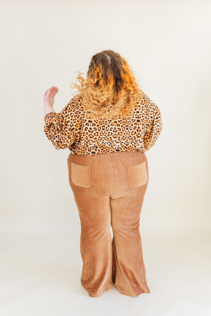 Eliza Ribbed Flare Pants (Online Exclusive)