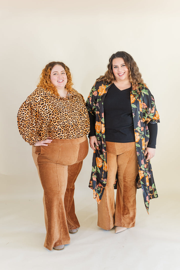 Eliza Ribbed Flare Pants (Online Exclusive)
