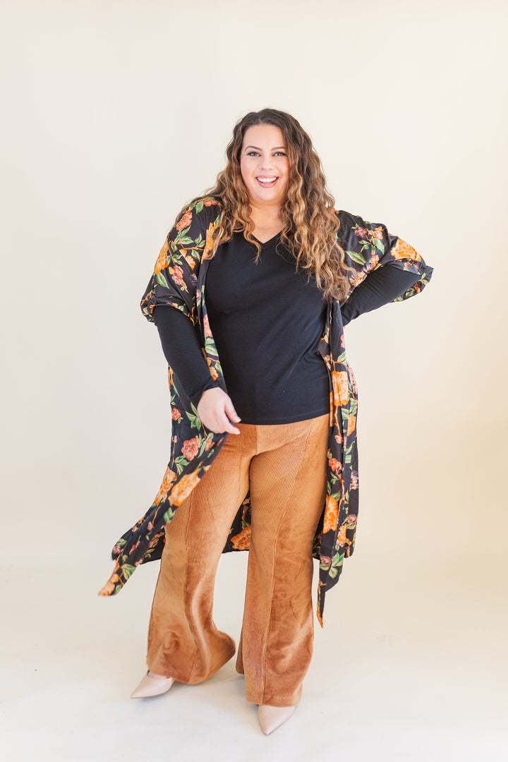 Eliza Ribbed Flare Pants (Online Exclusive)
