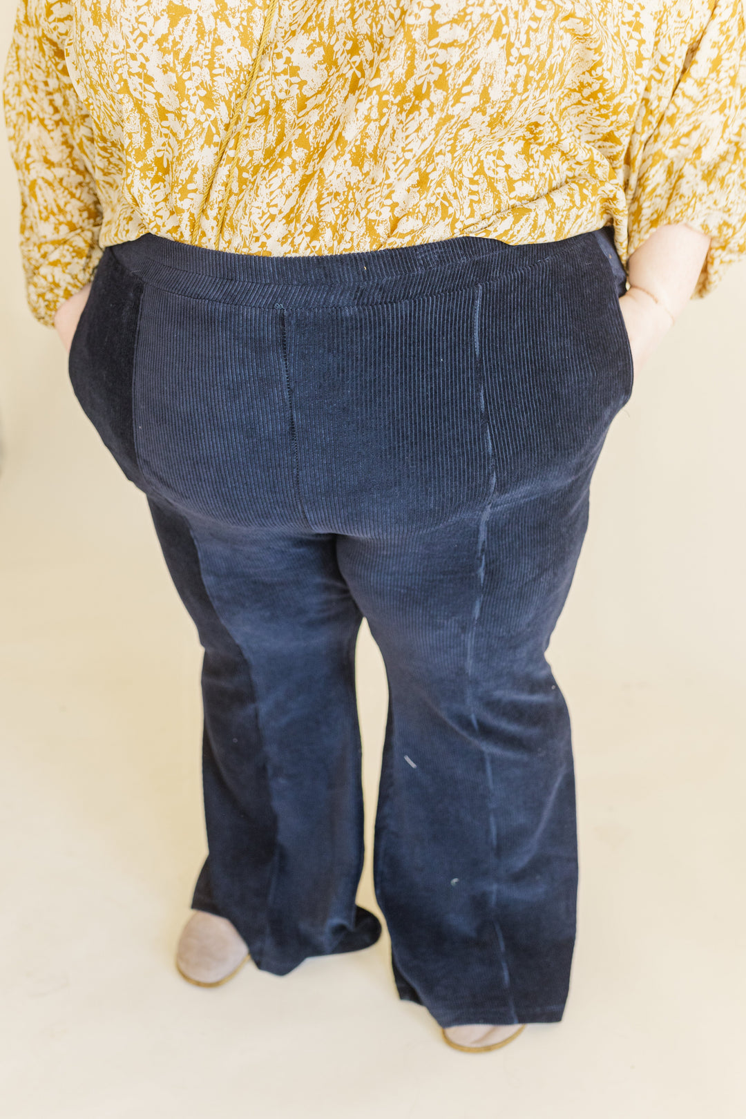 Eliza Ribbed Flare Pants (Online Exclusive)