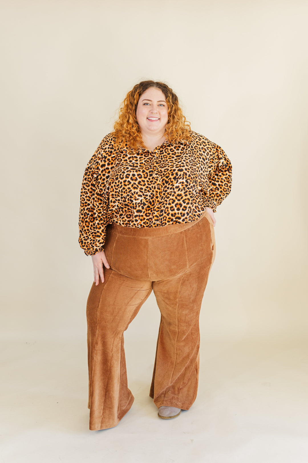 Eliza Ribbed Flare Pants (Online Exclusive)