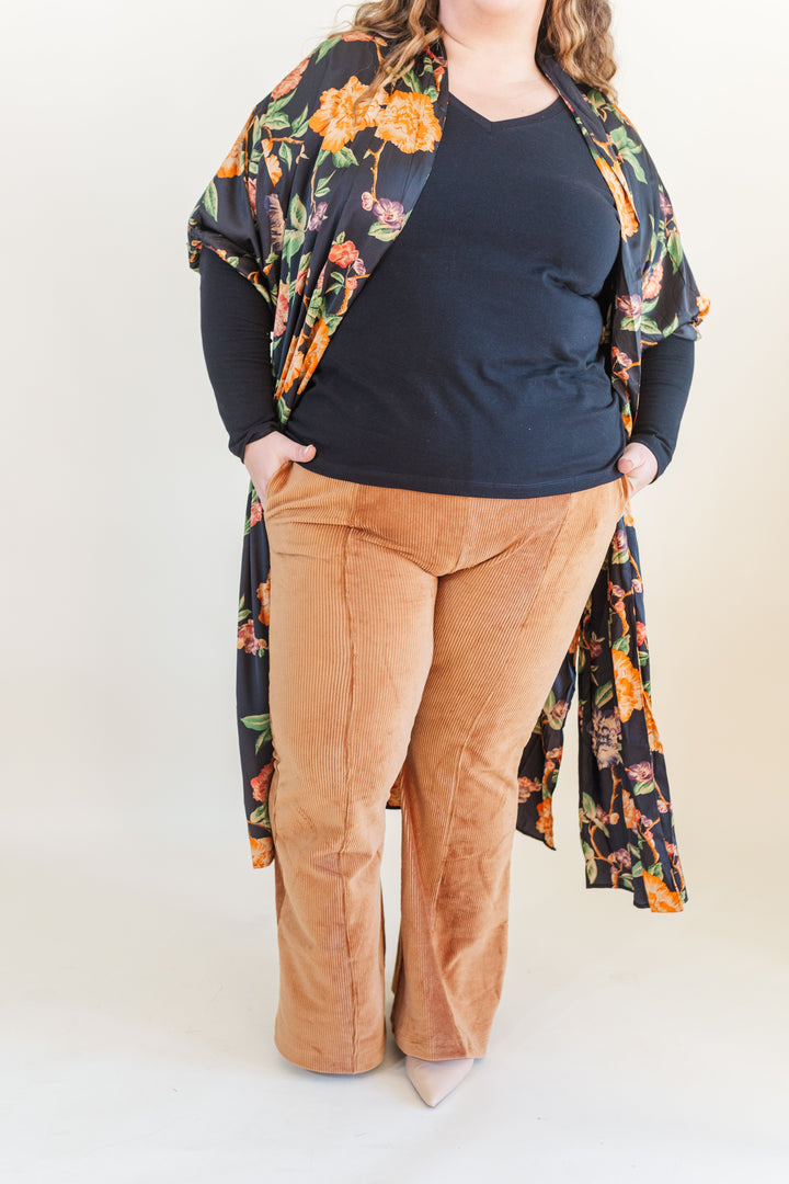 Eliza Ribbed Flare Pants (Online Exclusive)