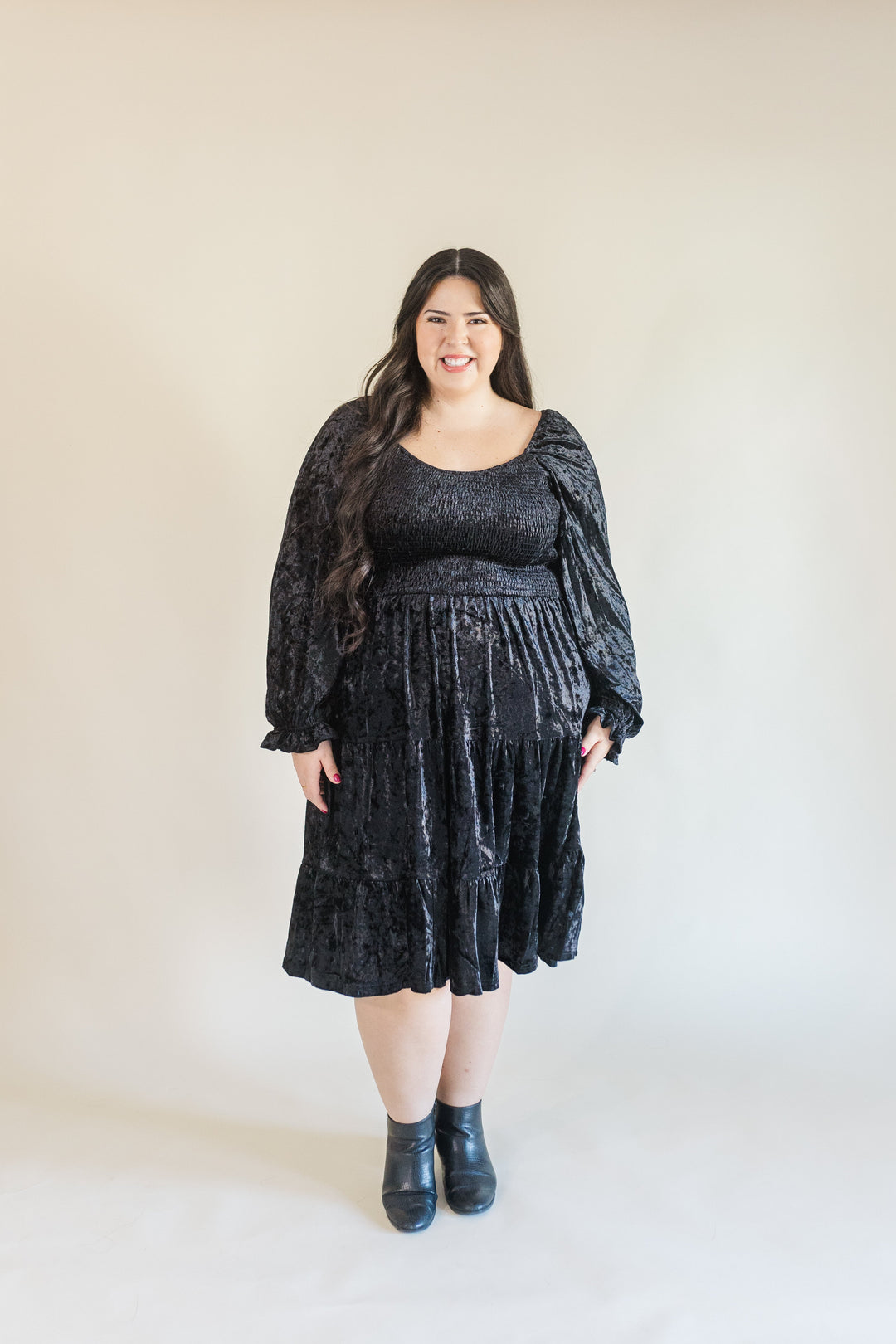 plus size velvet mini dress Plus Size Velvet Mini Dress
