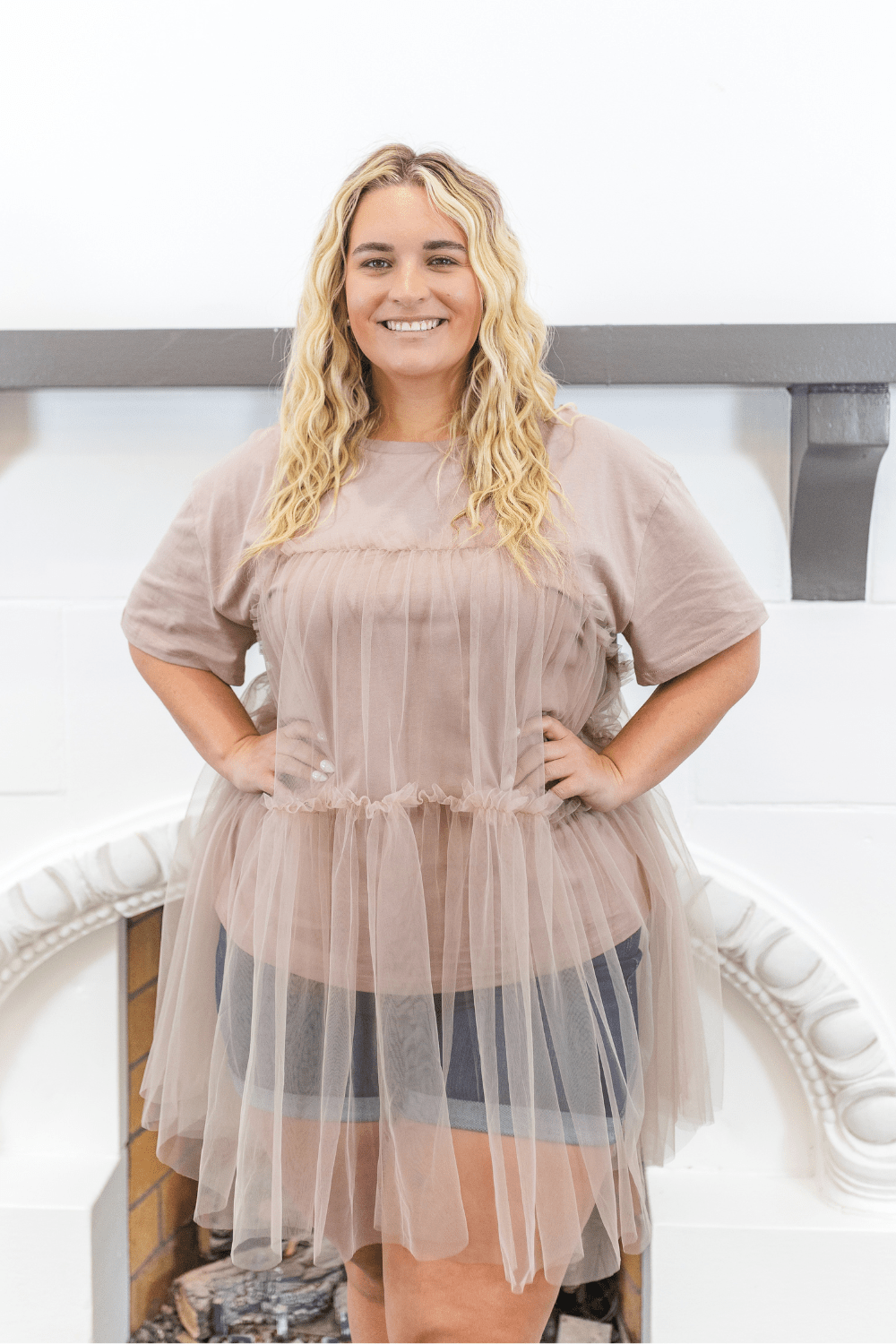 sheer overlay dress plus size LD-S {Sheer Elegance} Black Midi Dress w/Sheer Overlay CW EXTENDED PLUS SIZE 4X