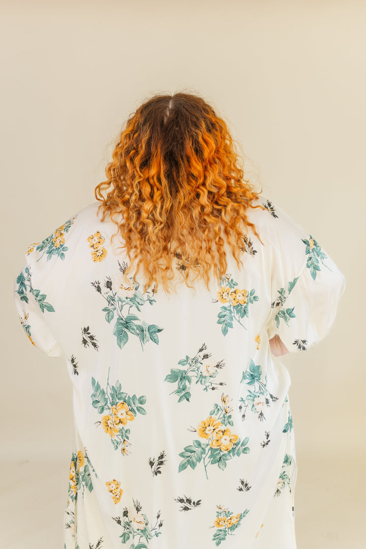 Maren Floral Open Duster