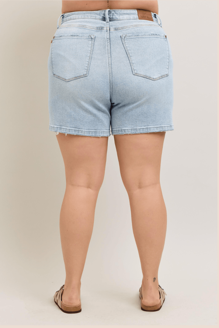 Noelle High Waisted Rigid Magic Judy Blue Shorts