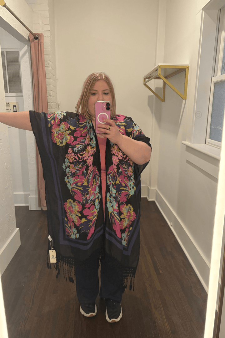 Ruana Short Sleeve Kimono