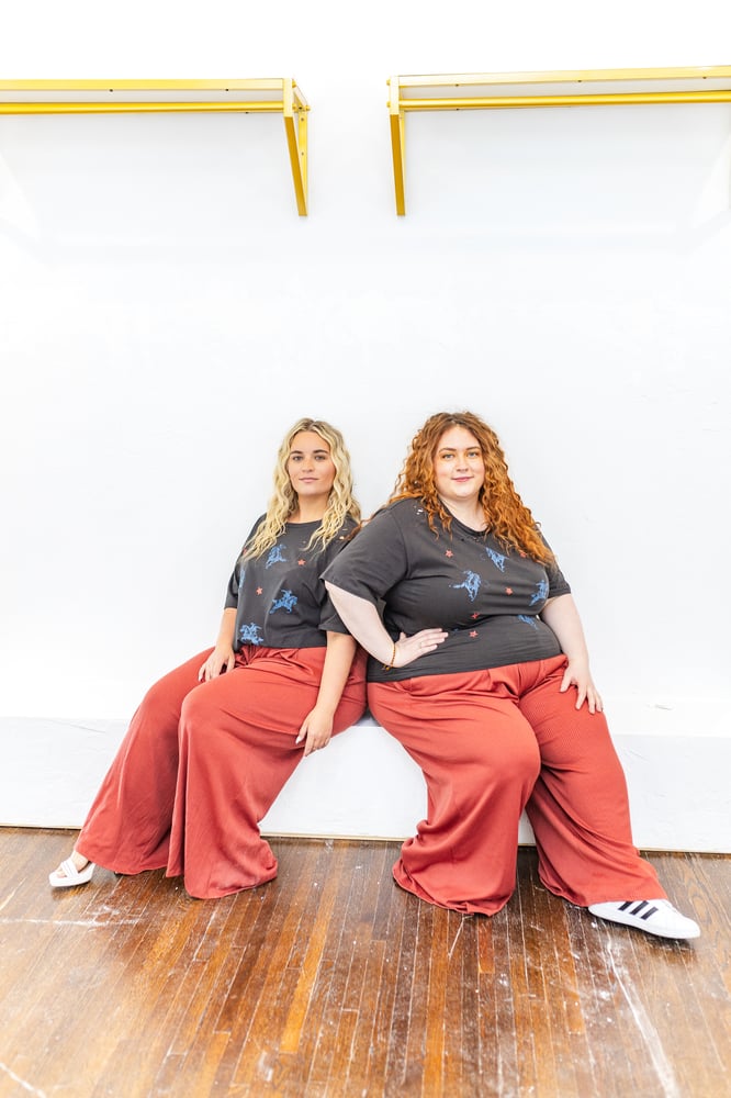Stella Wide Leg Pants in Rust - FINAL SALE